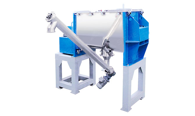 Horizontal ribbon mixers