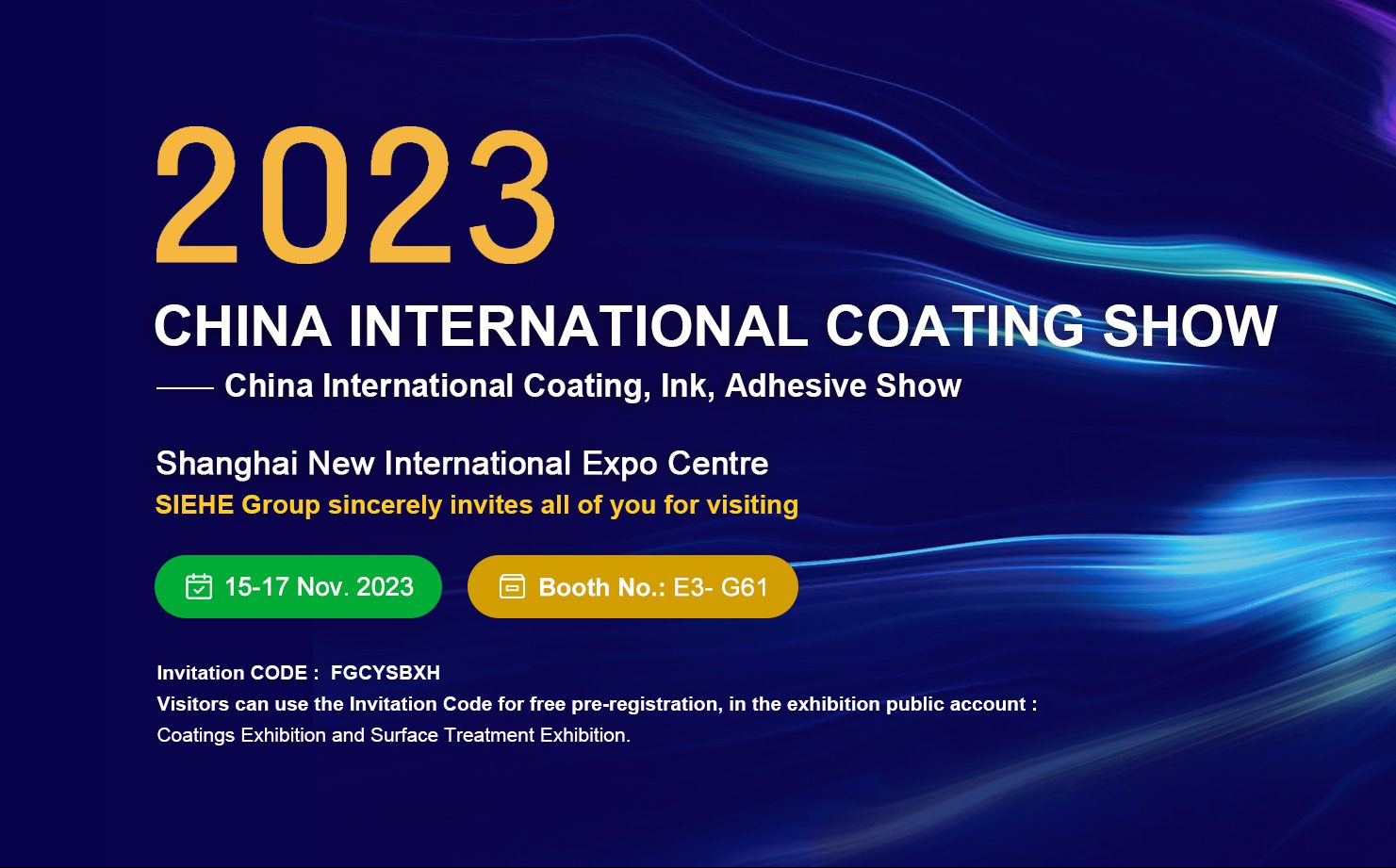 2023 CHINA INTERNATIONAL COATING SHOW