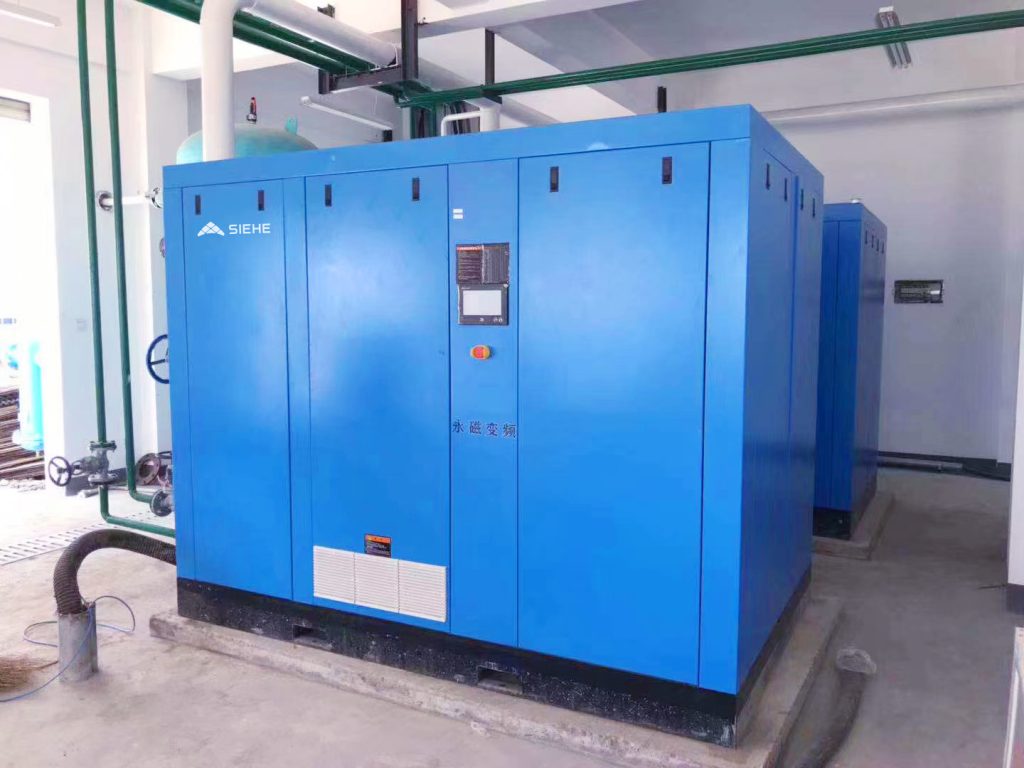 SIEHE Group Low Pressure Screw Air Compressor --energy saving and efficiency for textile industry