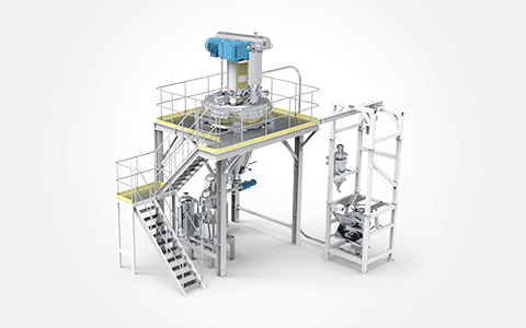 Vertical Vacuum Drying System (Ribbon type)